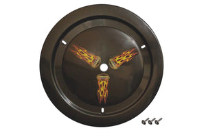 Dominator Wheel Cover Bolt-On Black 1012-B-BK