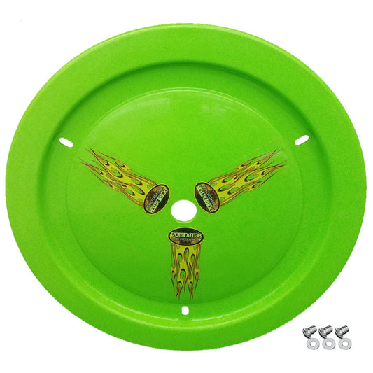Dominator Wheel Cover Dzus-On Xtr Green 1012-D-XG