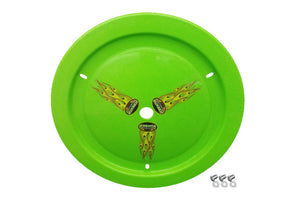 Dominator Wheel Cover Dzus-On Xtr Green 1012-D-XG