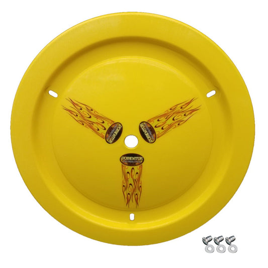 Dominator Wheel Cover Dzus-On Yellow 1012-D-YE