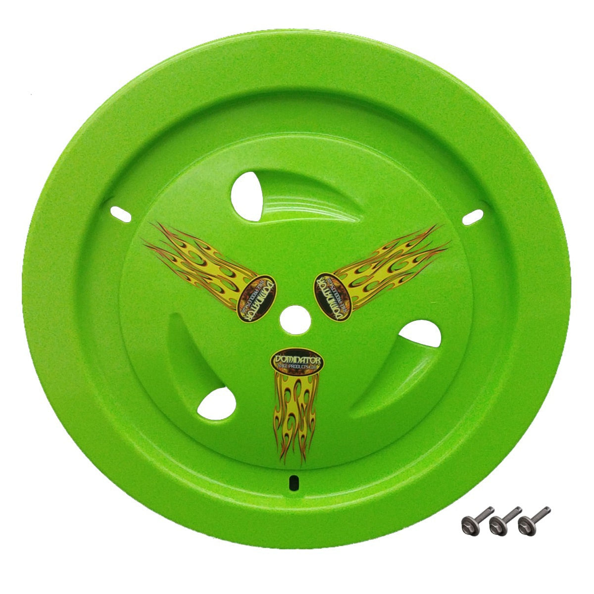 Dominator Wheel Cover Bolt-On Xtr Green 1013-B-XG