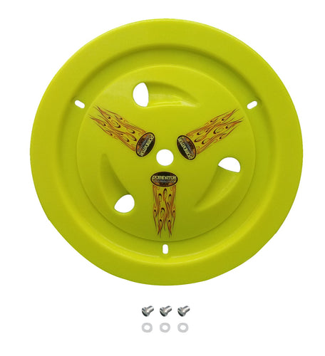 Dominator Wheel Cover Dzus-On Fluorescent Yellow 1013-D-FLOYE