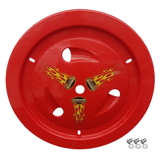 Dominator Wheel Cover Dzus-On Red 1013-D-RD