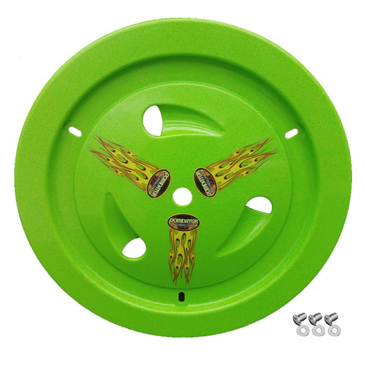 Dominator Wheel Cover Dzus-On Xtr Green 1013-D-XG