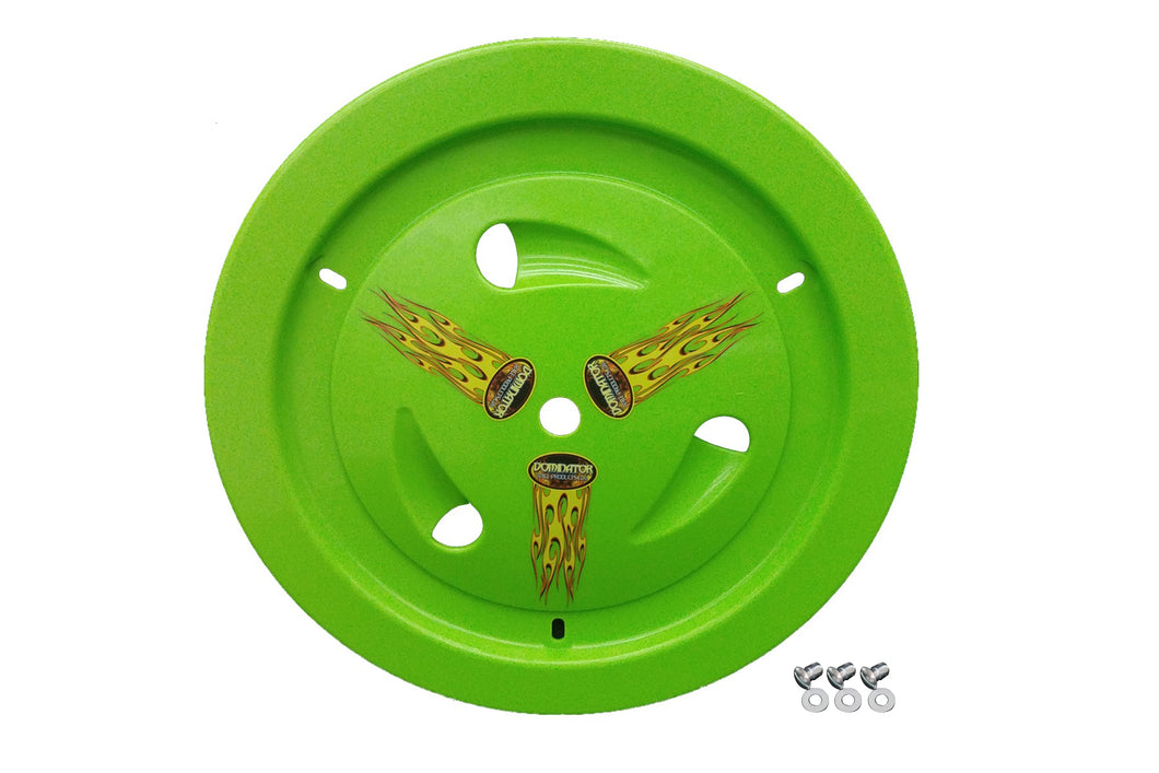 Dominator Wheel Cover Dzus-On Xtr Green 1013-D-XG