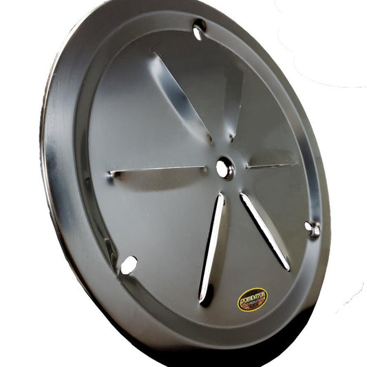 Dominator Wheel Cover Louver Vent Aluminum Bolt 15" Black 1031-B-BK