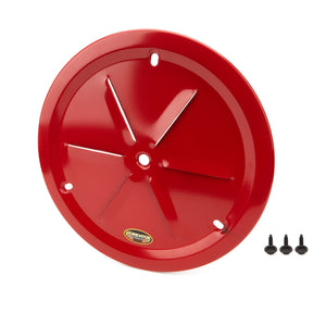 Dominator Wheel Cover Louver Vent Aluminum Bolt 15" Red 1031-B-RD