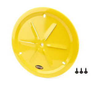 Dominator Wheel Cover Louver Vent Aluminum Bolt 15" Yellow 1031-B-YE