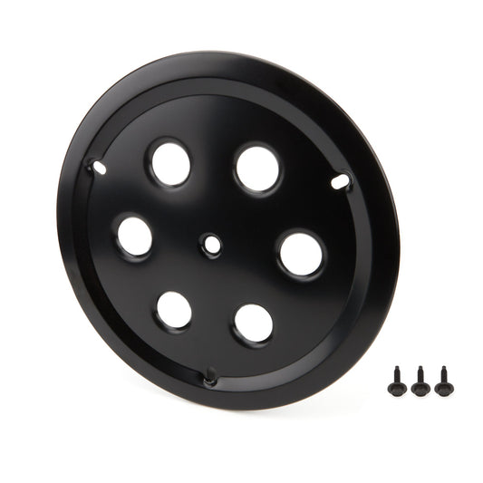 Dominator Wheel Cover Hole Vent Aluminum Bolt 15" Black 1032-B-BK