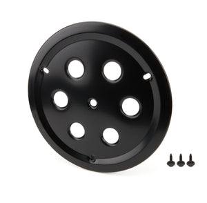 Dominator Wheel Cover Hole Vent Aluminum Bolt 15" Black 1032-B-BK