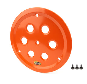 Dominator Wheel Cover Hole Vent Aluminum Bolt 15" Orange 1032-B-OR