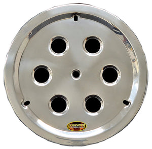 Dominator Wheel Cover Hole Vent Aluminum Bolt 15" Polished 1032-B-POL