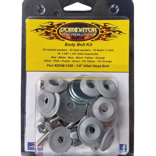 Dominator Body Bolt Kit Allen Head Gray 1200-A-GRY