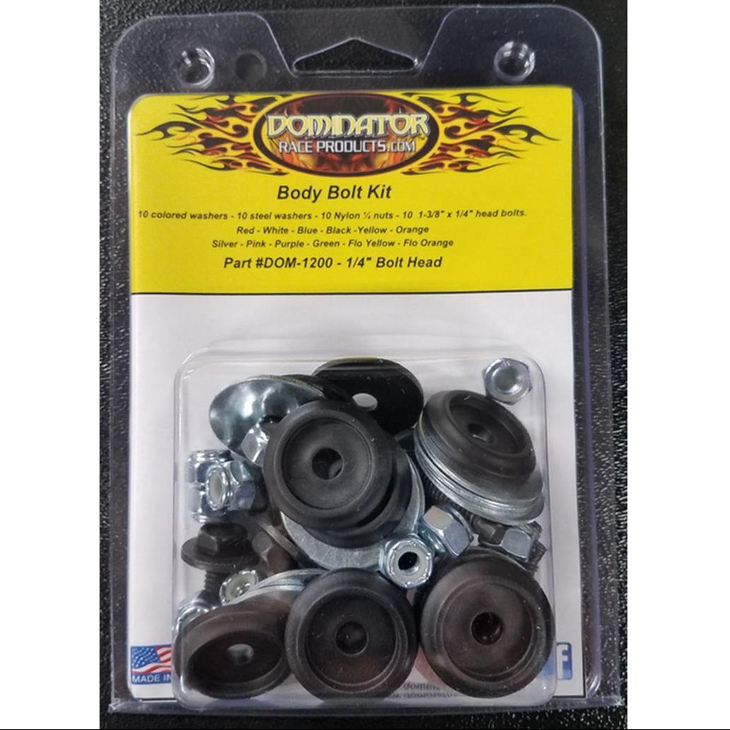 Dominator Body Bolt Kit - Hex Head (Black)