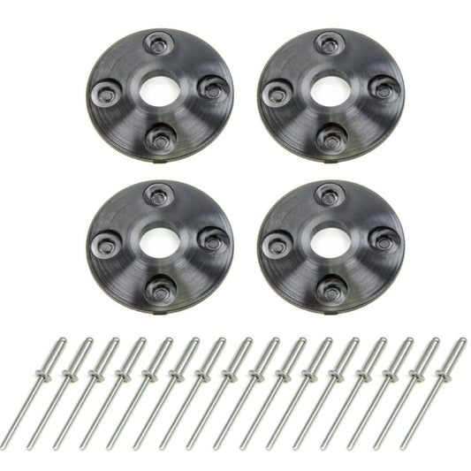 Dominator Scuff Plate Plastic Black (4pk) 1202-BK