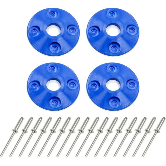 Dominator Scuff Plate Plastic Blue (4pk) 1202-BL