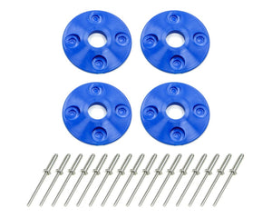 Dominator Scuff Plate Plastic Blue (4pk) 1202-BL