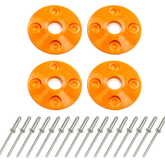 Dominator Scuff Plate Plastic Orange (4pk) 1202-OR