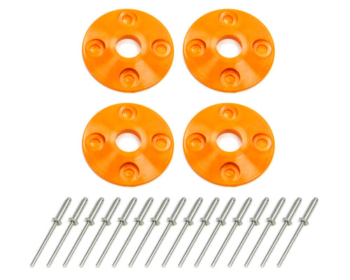 Dominator Scuff Plate Plastic Orange (4pk) 1202-OR