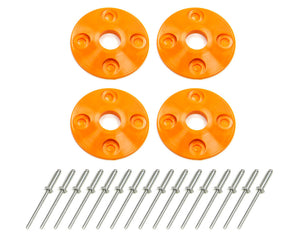 Dominator Scuff Plate Plastic Orange (4pk) 1202-OR