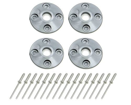 Dominator Scuff Plate Plastic Silver (4pk) 1202-SIL