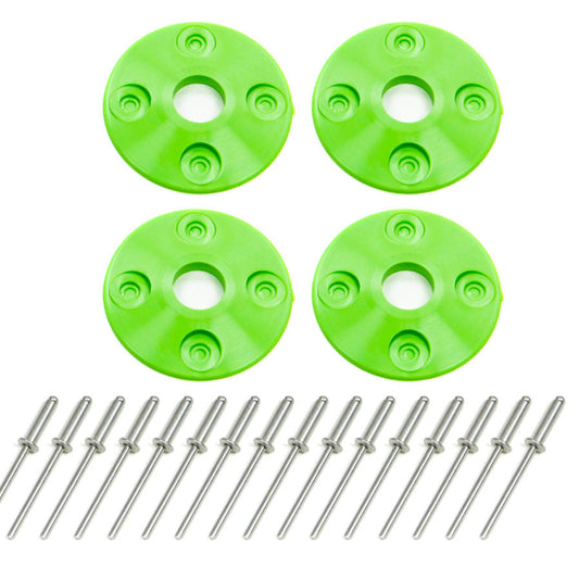 Dominator Scuff Plate Plastic Xtreme Green (4pk) 1202-XG