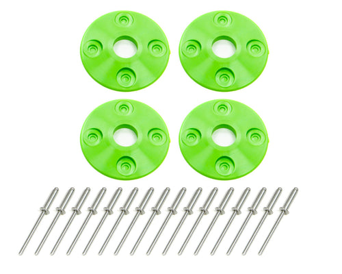 Dominator Scuff Plate Plastic Xtreme Green (4pk) 1202-XG