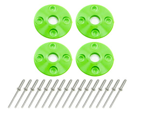 Dominator Scuff Plate Plastic Xtreme Green (4pk) 1202-XG