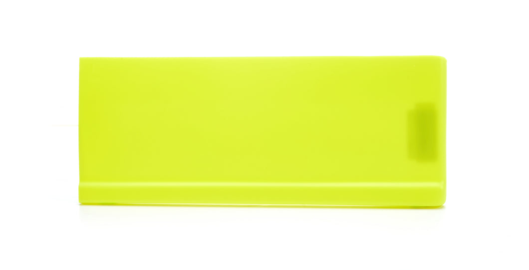 Dominator Street Stock Nose Extension Fluorescent Yellow Left Side Dominator Street Stock 304-FLOYE