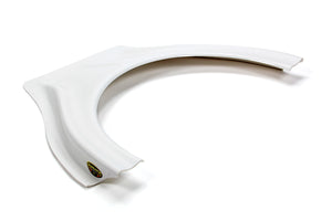 Dominator Stalker Hood Scoop 1.5" White 501-WH