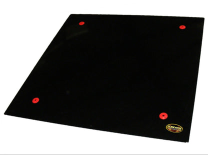 Dominator Hood Late Model Panel Black  48" x 54" 755-BK