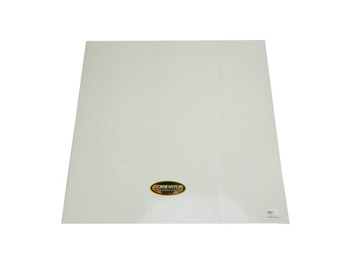 Dominator Hood Late Model Panel White  48