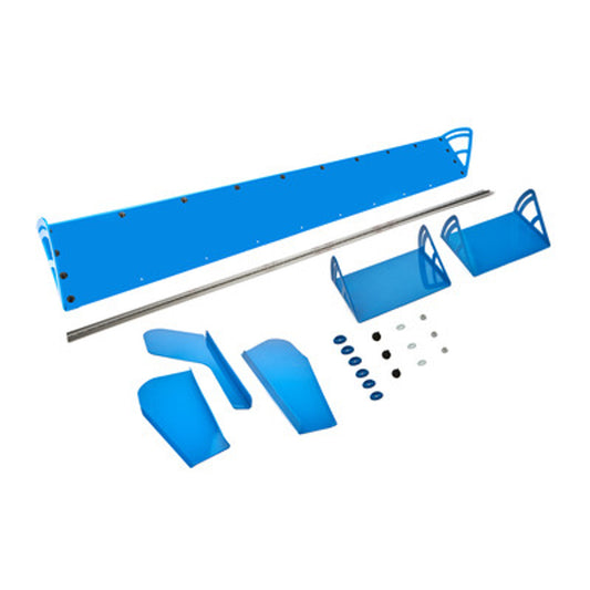 Dominator Rear Spoiler Kit 8x72" Late Model Blue