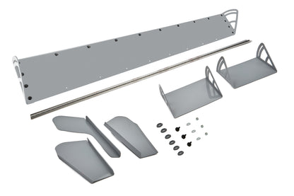 Dominator Plastic Spoiler 8x72" Late Model Gray 920-GRY
