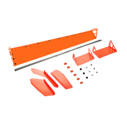 Plastic Late Model Rear Spoiler Kit (Orange)