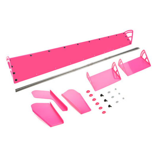 Plastic Late Model Rear Spoiler Kit (Pink)