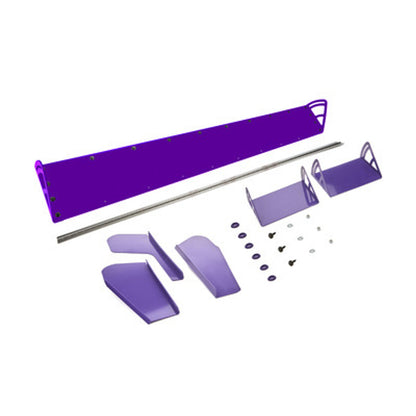 Plastic Late Model Rear Spoiler Kit (Purple)