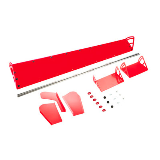 Plastic Late Model Rear Spoiler Kit (Red)