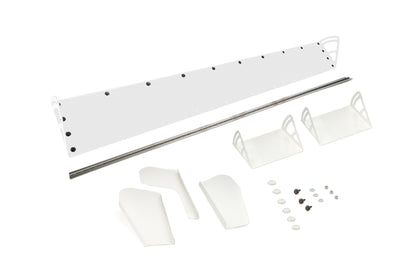 Dominator Plastic Spoiler 8x72" Late Model White 920-WH