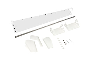 Dominator Plastic Spoiler 8x72" Late Model White 920-WH