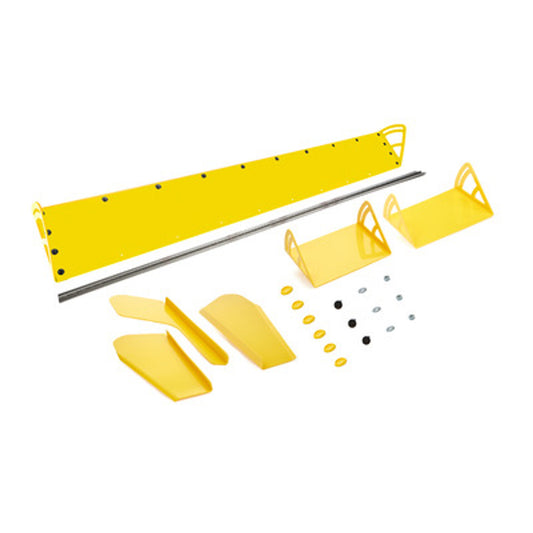 Plastic Late Model Rear Spoiler Kit (Yellow)