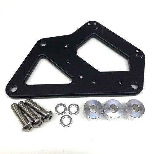 Drag Race Solutions Cylinder Head Coil Mount Bracket - BBC Black 6600-300B