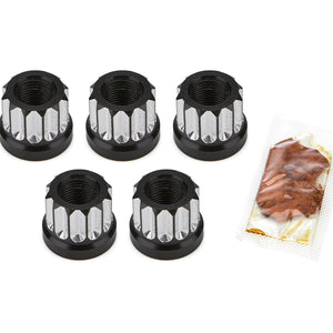 Drag Race Solutions Billet Aluminum 12pt Lug Nuts 5/8 5pk 7505-625M