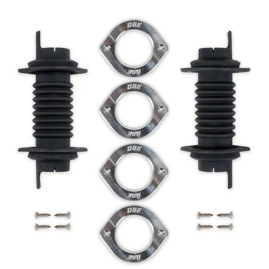 Detroit Speed Door Jamb Wiring Boot Kit Billet Trim 010421DS