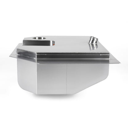 Detroit Speed 080220DS Stainless Steel Fuel Tank 64-70 Mustang (Side View)