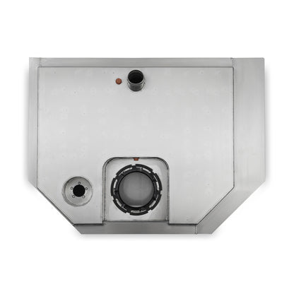 Detroit Speed 080220DS Stainless Steel Fuel Tank 64-70 Mustang (Top View)