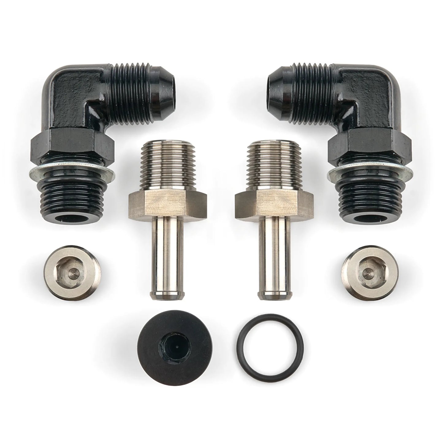 Detroit Speed USCAR Carb Fuel Pickup Kit -8AN 080311DS (components)
