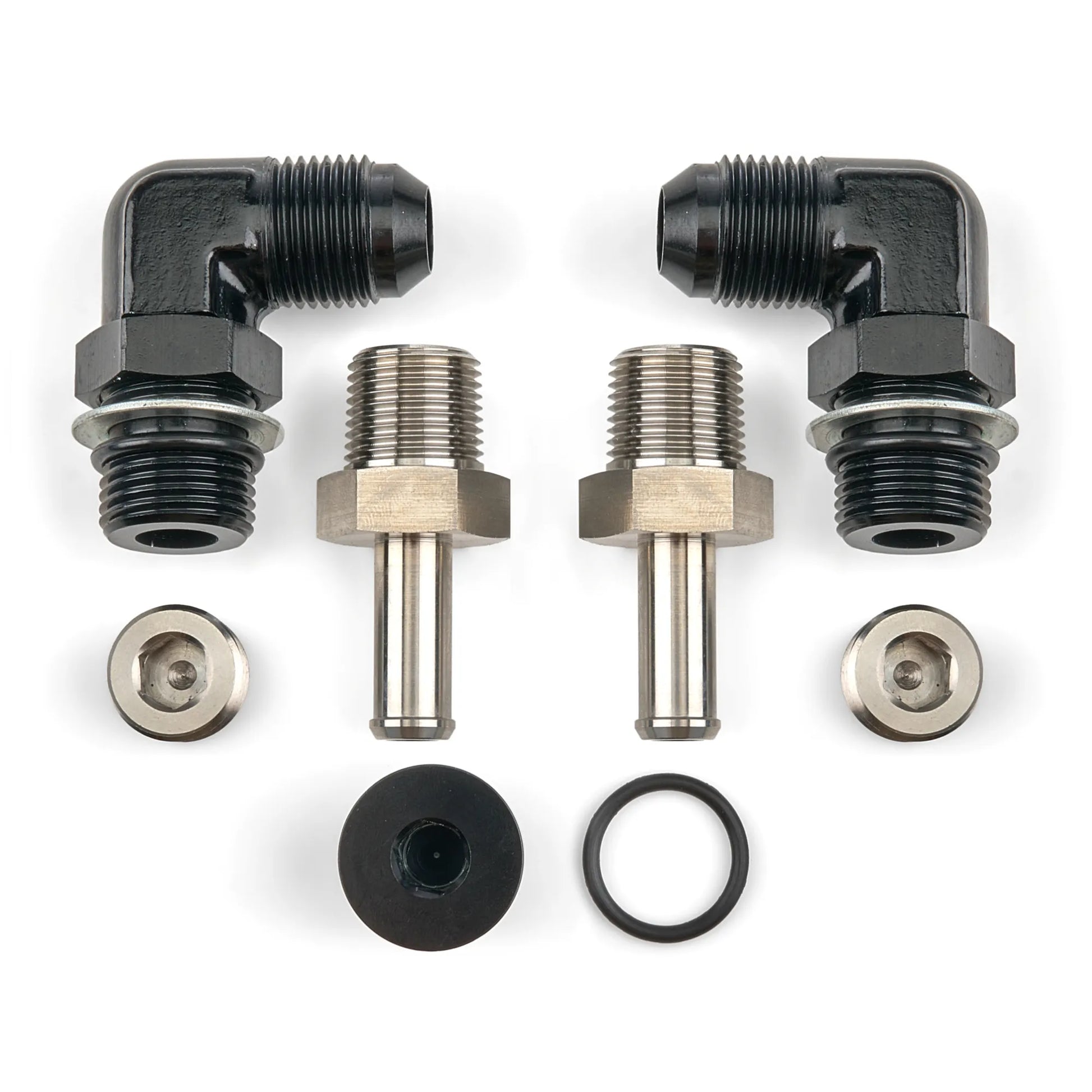 Detroit Speed USCAR Carb Fuel Pickup Kit -8AN 080311DS (components)
