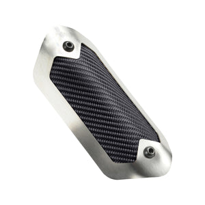 Design Engineering Flexible Heat Shield 3.5" x 6.5" Brushed/Onyx 10900