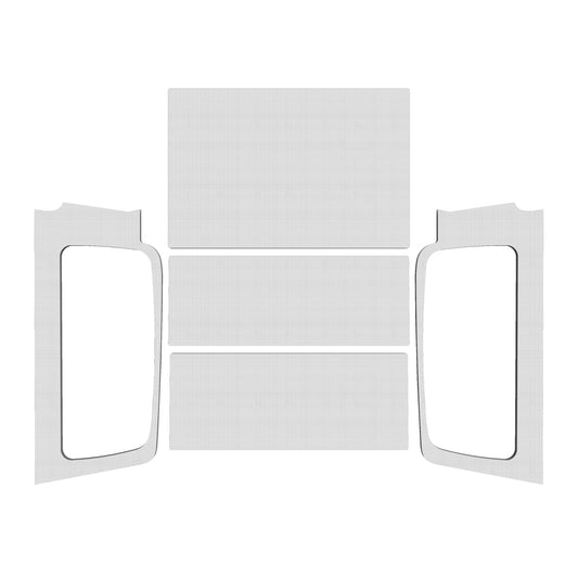 Design Engineering 2004-06 Jeep Wrangler LJ Headliner Kit White 50602